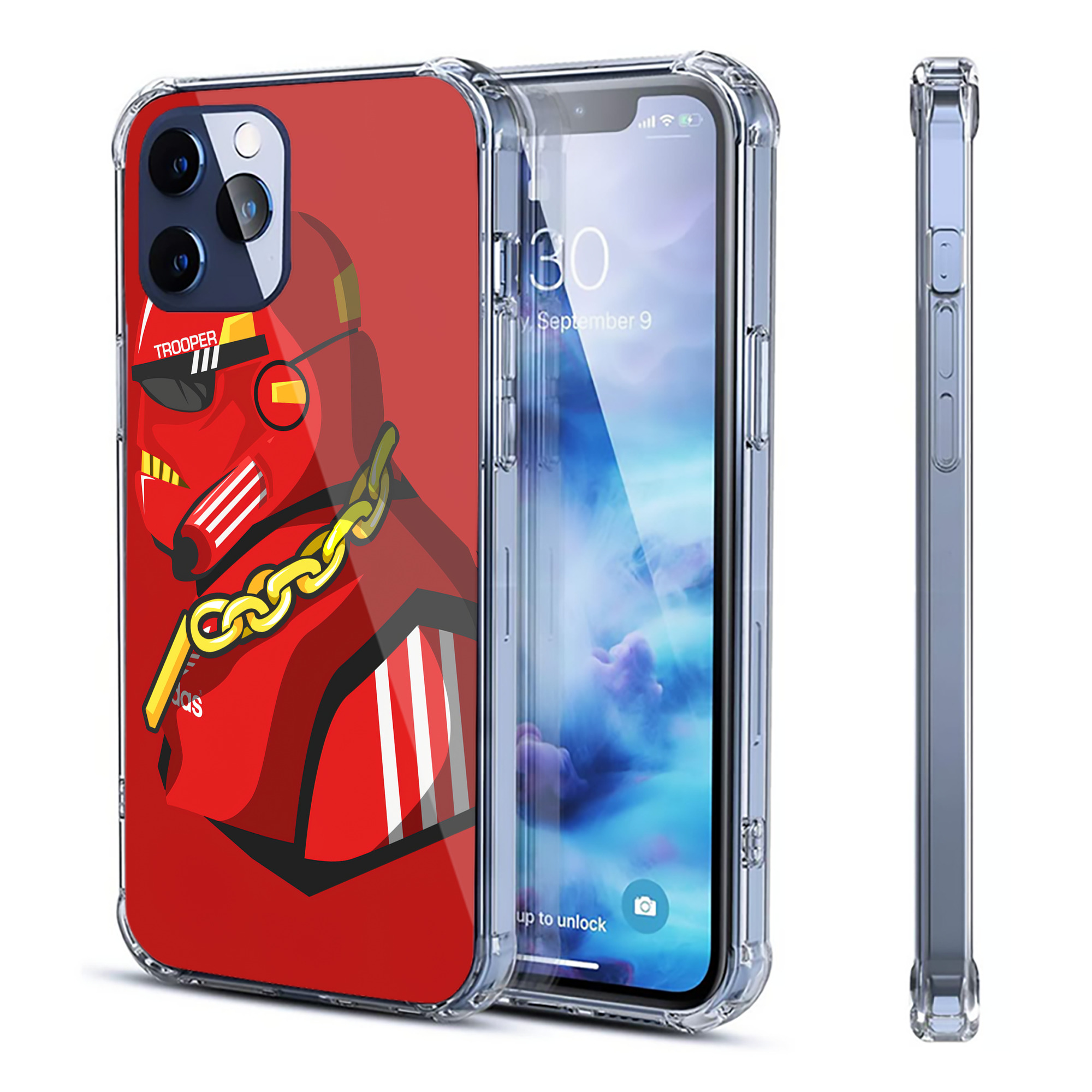 （画像用） スター・ウォーズ Star Wars 【iPhone 12シリーズ対応】透明スマホケース（クリアソフトケース）